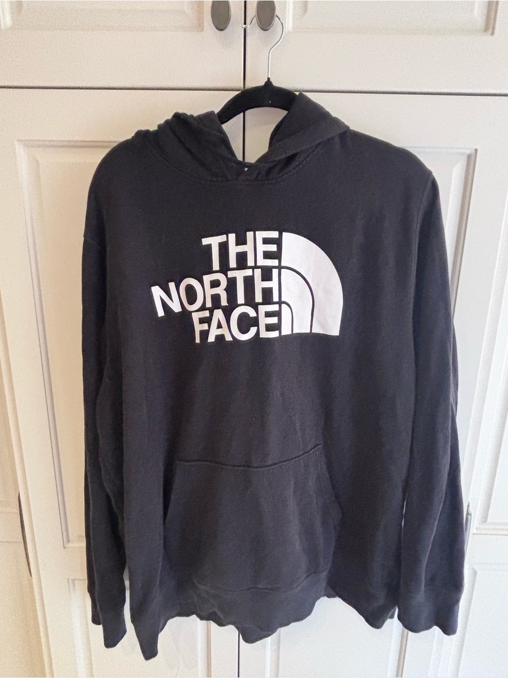 The North Face Half Dome Hoodie Men’s XL Black Pullover Sweatshirt Large Logo